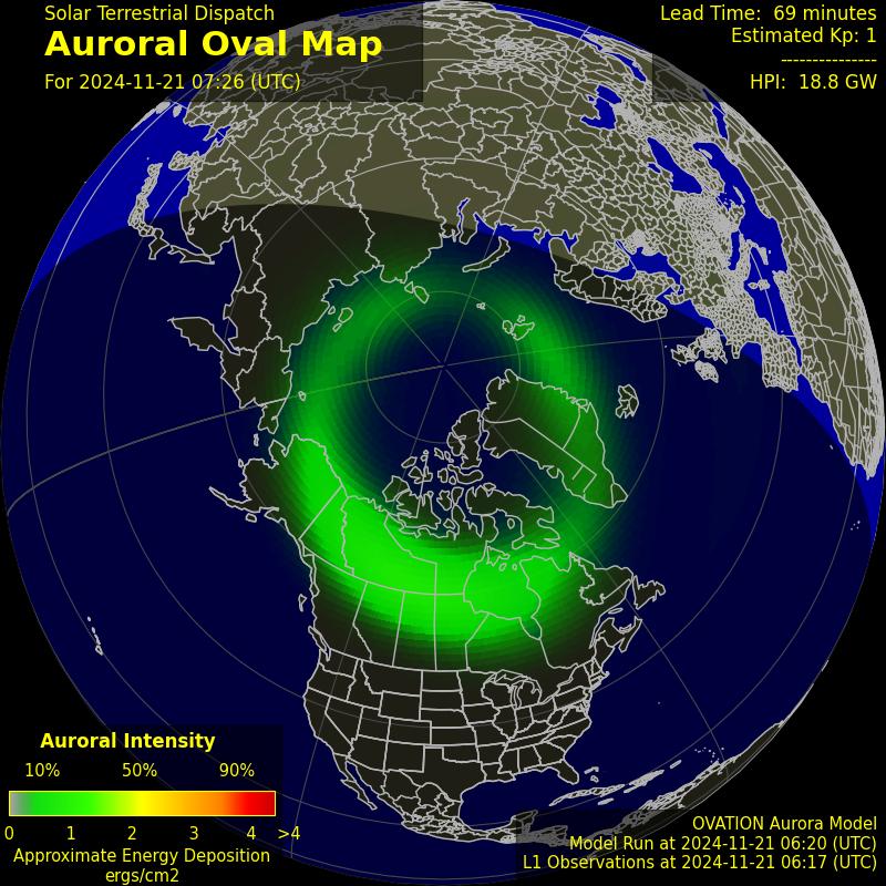 Auroral Oval Map